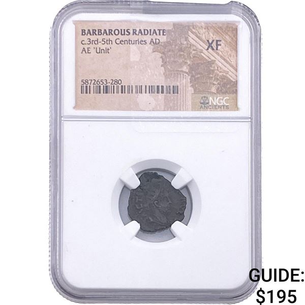 Barbarous Radiate c.3rd-5th Centuries AD AE 'Unit' NGC XF