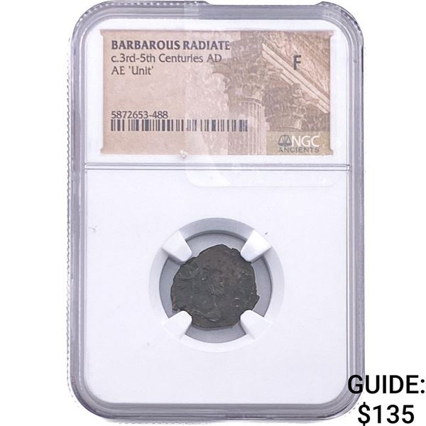 Barbarous Radiate c.3rd-5th Centuries AD AE 'Unit' NGC F