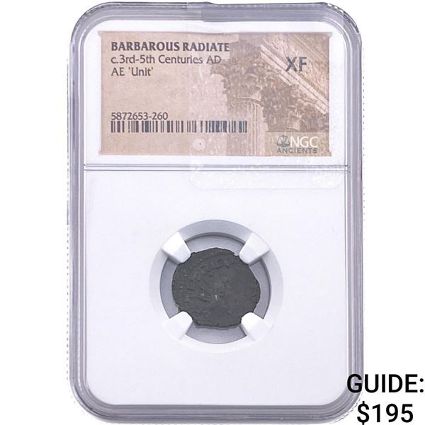 Barbarous Radiate c.3rd-5th Centuries AD AE 'Unit' NGC XF