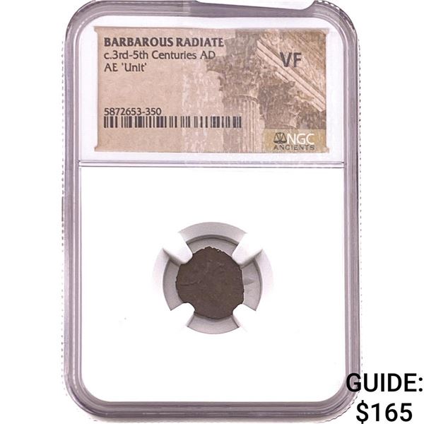 Barbarous Radiate 3rd-5th Cent AD Bronze Unit  VF