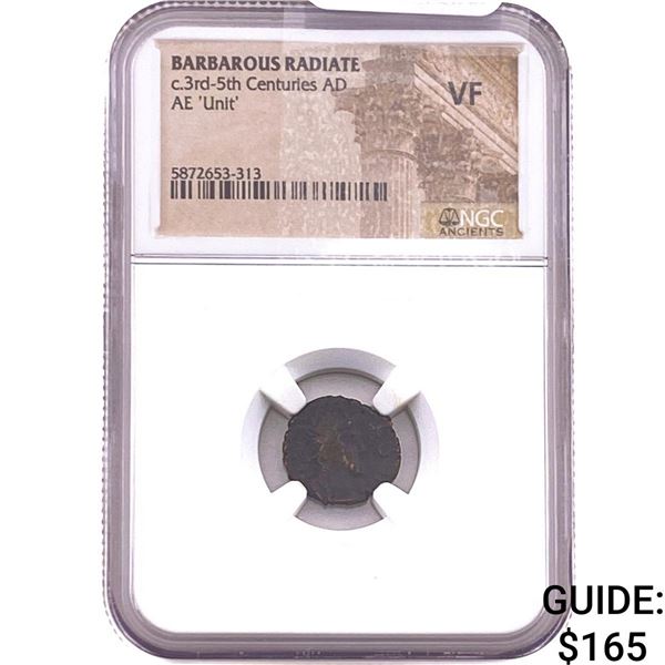 Barbarous Radiate 3rd-5th Cent AD Bronze Unit  VF