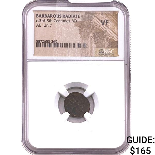 Barbarous Radiate 3rd-5th Cent AD Bronze Unit  VF