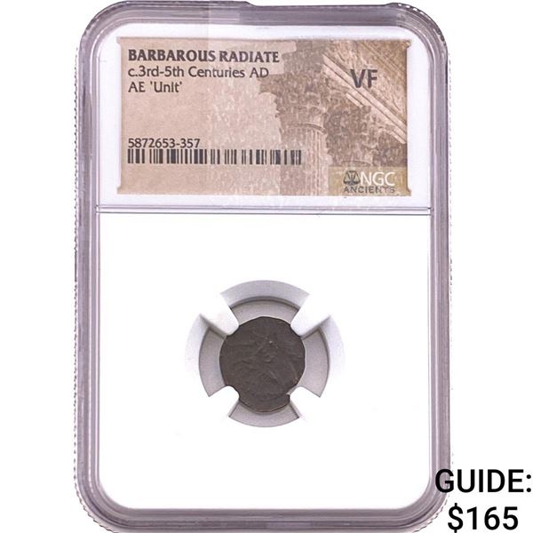 Barbarous Radiate 3rd-5th Cent AD Bronze Unit  VF