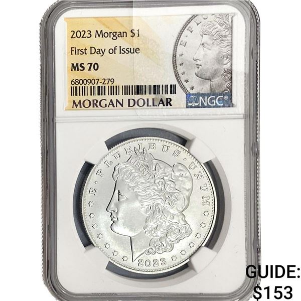 2023 Morgan Silver Dollar NGC MS70