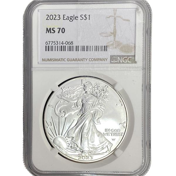 2023 Silver Eagle NGC MS70