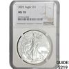 Image 1 : 2023 Silver Eagle NGC MS70