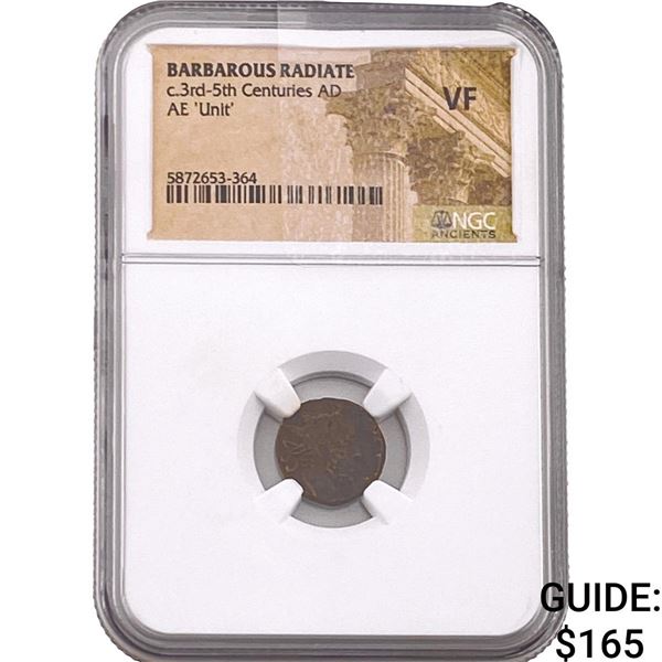 Barbarous Radiate 3rd-5th Cent AD Bronze Unit  VF