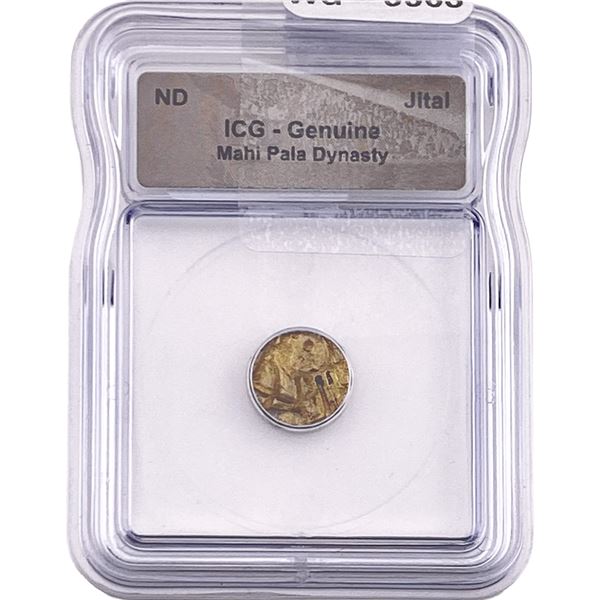 Mahi Pala Dynasty Copper Jital ICG Genuine