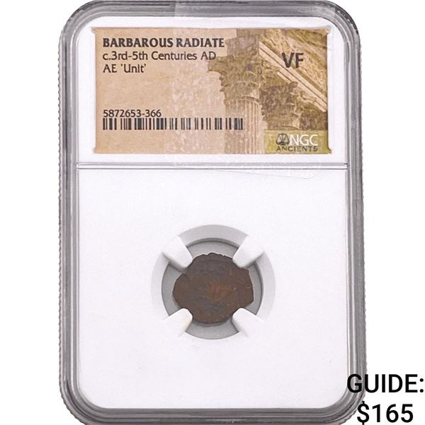 Barbarous Radiate 3rd-5th Cent AD Bronze Unit  VF