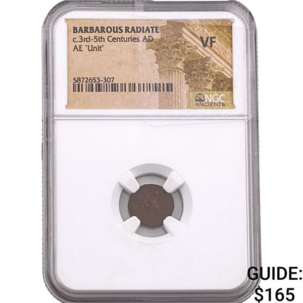 Barbarous Radiate 3rd-5th Cent AD Bronze Unit  VF