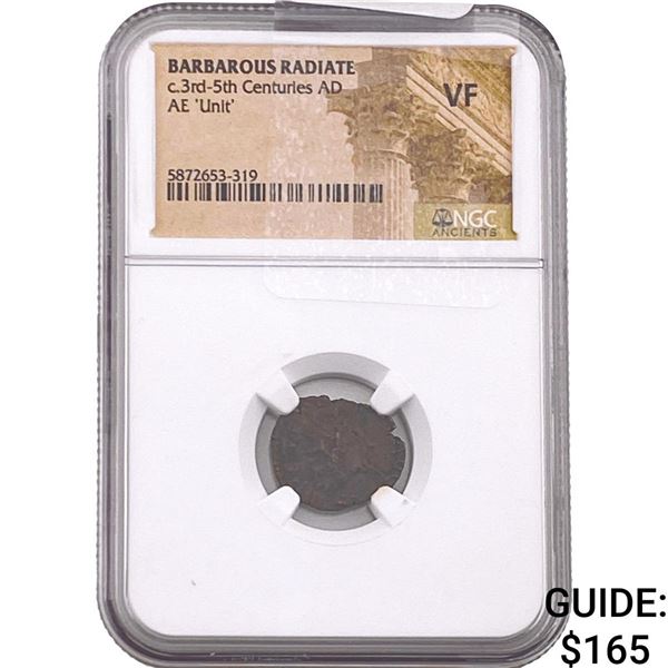 Barbarous Radiate 3rd-5th Cent AD Bronze Unit  VF