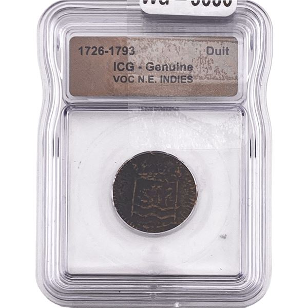 1726-1793 VOC N.E. Indies Duit ICG Genuine