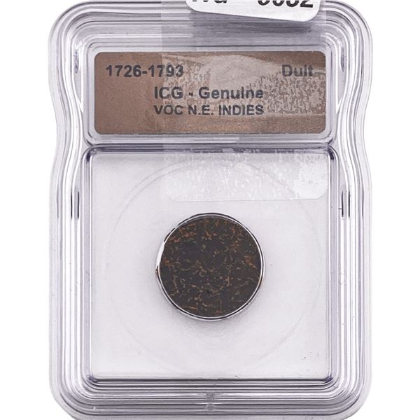 1726-1793 VOC N.E. Indies Duit ICG Genuine
