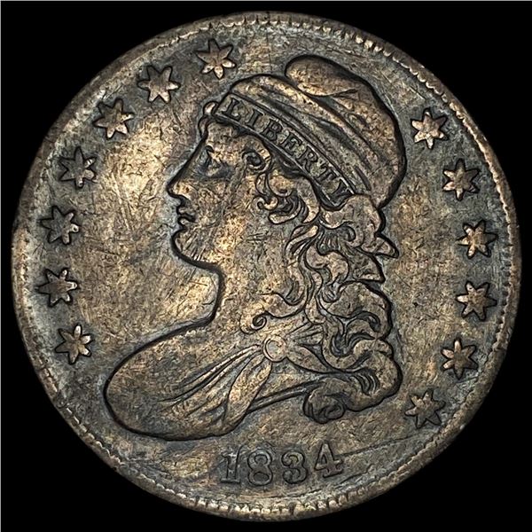 1834 Capped Bust Half Dollar LIGHTLY CIRCULATED