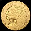 Image 1 : 1911 Indian Head Half Eagle $5 Gold CLOSELY UNCIRCULATED