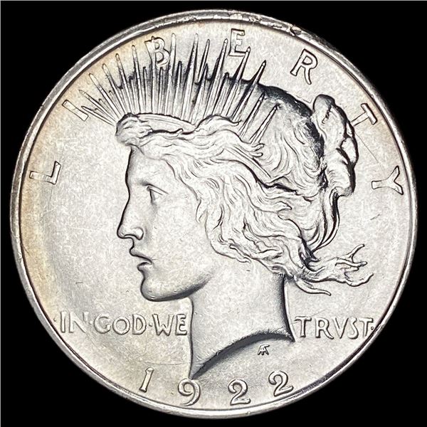 1922 Silver Peace Dollar CHOICE BU