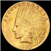 Image 1 : 1910-D Gold $10 Indian Head Eagle CLOSELY UNCIRCULATED