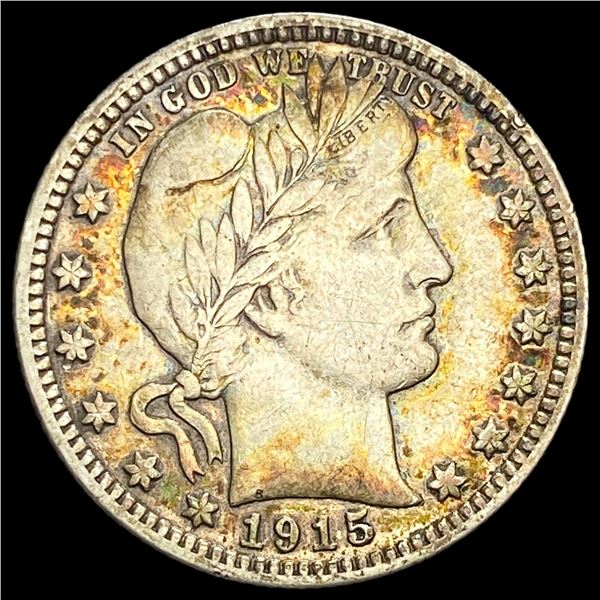 1915 Barber Quarter LIGHTLY CIRCULATED