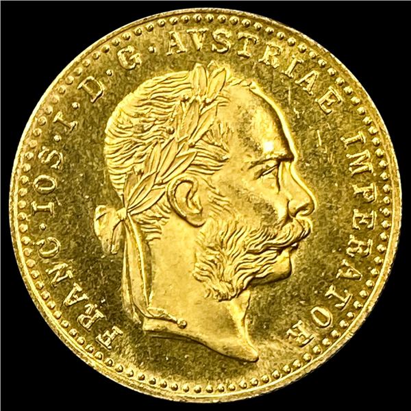 1915 Austria Gold 4 Ducat (Restrike) SUPERB GEM BU