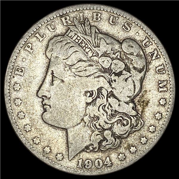 1904-S Silver Morgan Dollar NICELY CIRCULATED