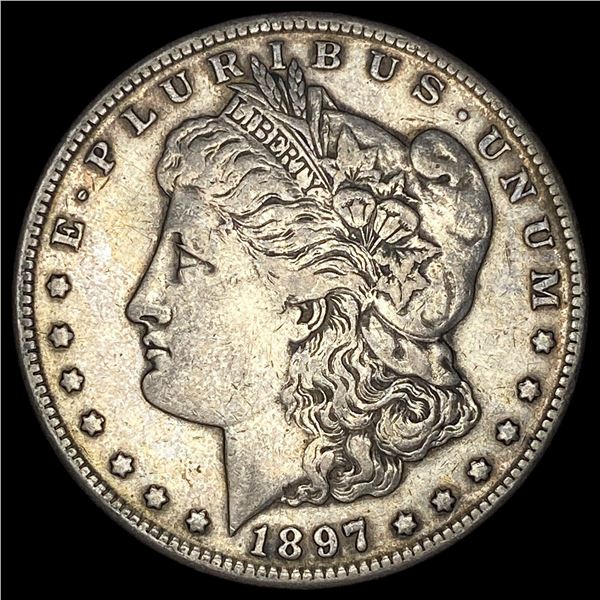1897-S Silver Morgan Dollar NEARLY UNCIRCULATED