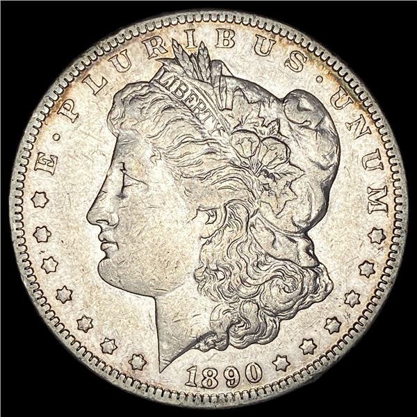 1890-CC Silver Morgan Dollar NEARLY UNCIRCULATED