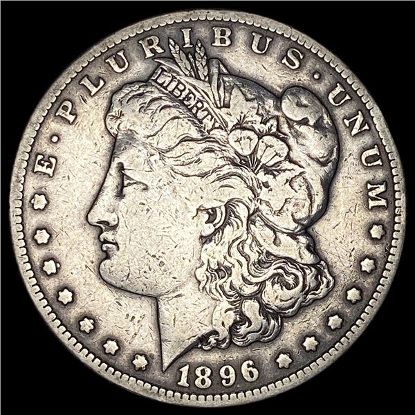 1896-S Silver Morgan Dollar LIGHTLY CIRCULATED