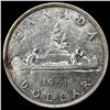 Image 2 : 1951 Canada Silver Dollar CLOSELY UNCIRCULATED