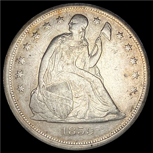 1859-O Silver Dollar NEARLY UNCIRCULATED