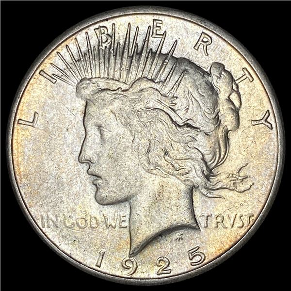 1925-S Silver Peace Dollar CLOSELY UNCIRCULATED