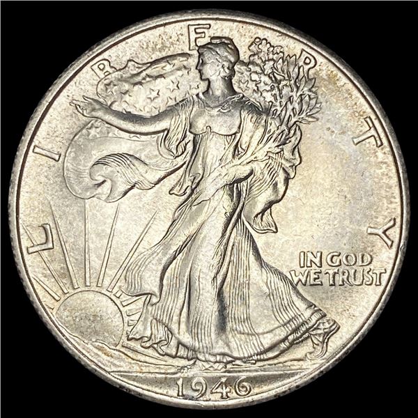 1946-S Silver Half Dollar Walking Liberty UNCIRCULATED
