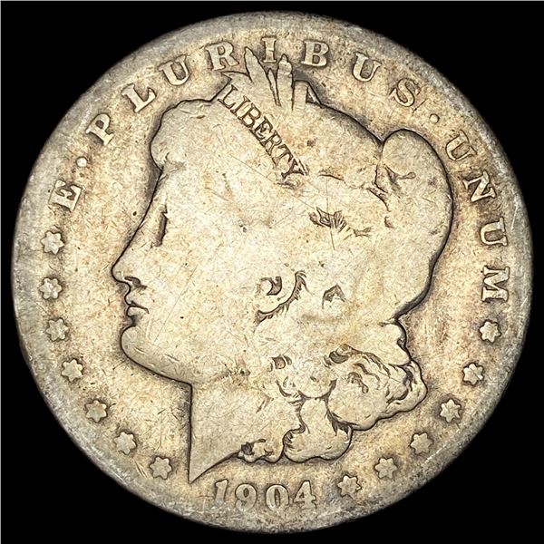 1904-S Silver Morgan Dollar NICELY CIRCULATED