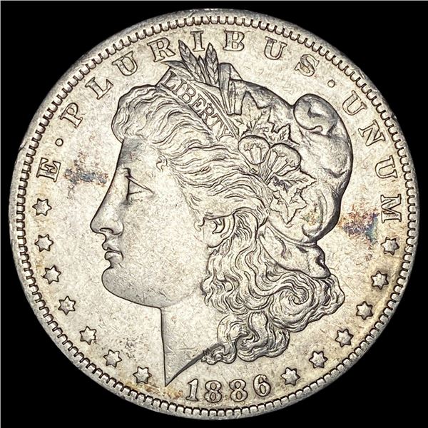 1886 Morgan Silver Dollar NEARLY UNCIRCULATED