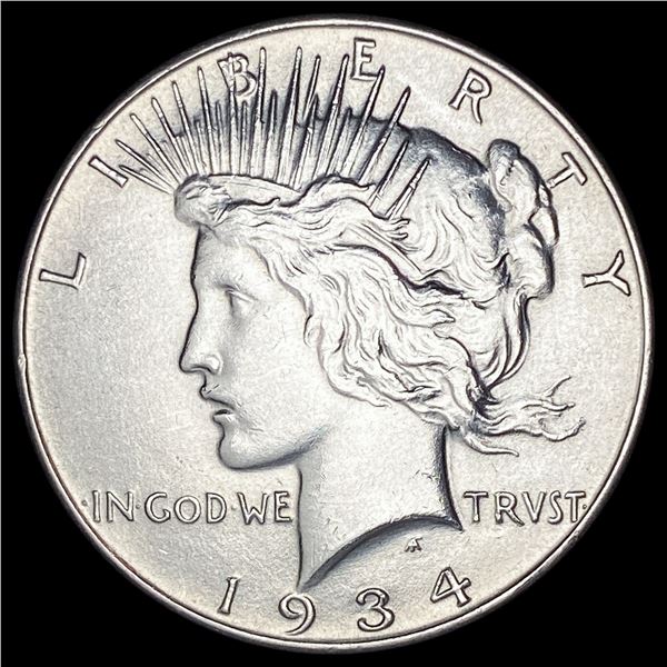 1934 Peace Silver Dollar CLOSELY UNCIRCULATED