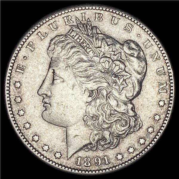 1891-S Silver Morgan Dollar CLOSELY UNCIRCULATED