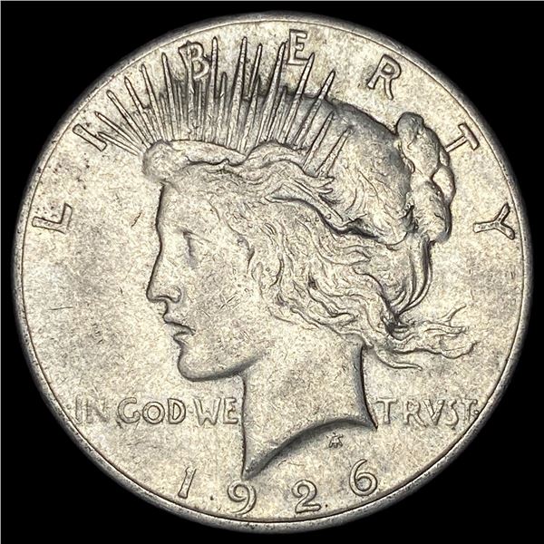1926-S Silver Peace Dollar NEARLY UNCIRCULATED