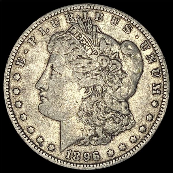 1896-O Silver Morgan Dollar NEARLY UNCIRCULATED