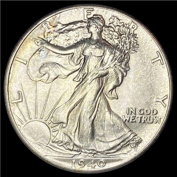 1940 Silver Half Dollar Walking Liberty UNCIRCULATED