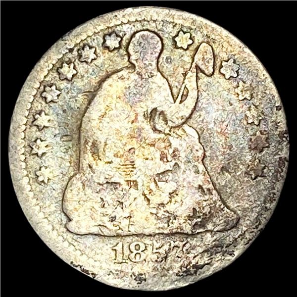 1857 Seated Liberty Half Dime NICELY CIRCULATED