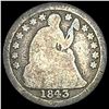 Image 1 : 1843 Silver Half Dime NICELY CIRCULATED
