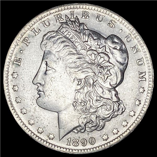 1890-O Silver Morgan Dollar CHOICE AU