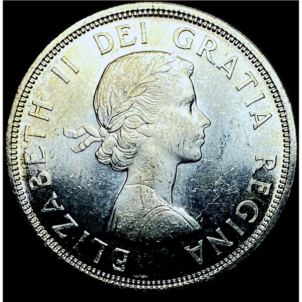 1964 Canada Silver Dollar Charlottetown CHOICE BU