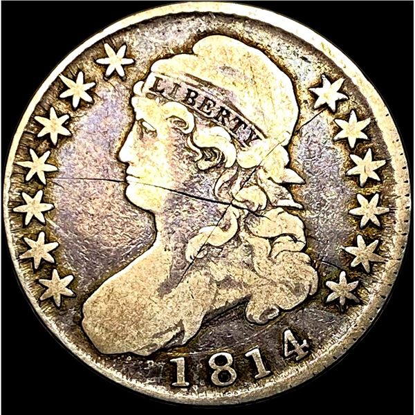 1814 Capped Bust Half Dollar NICELY CIRCULATED