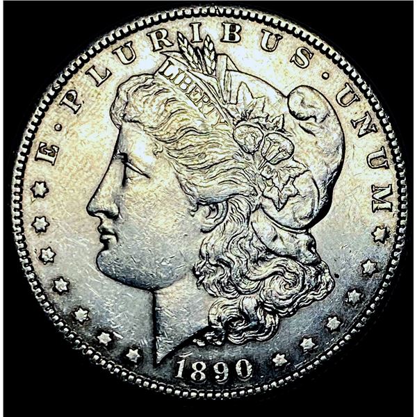 1890-S Silver Morgan Dollar CHOICE AU