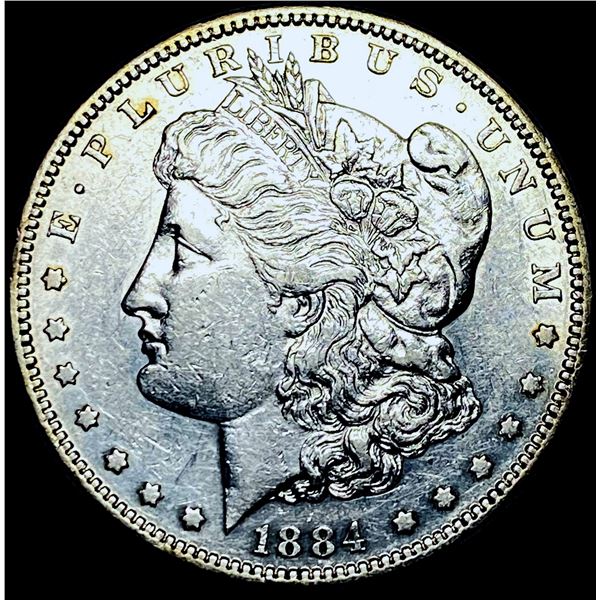 1884-S Silver Morgan Dollar CHOICE AU