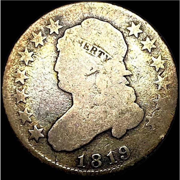 1819 Capped Bust Quarter NICELY CIRCULATED