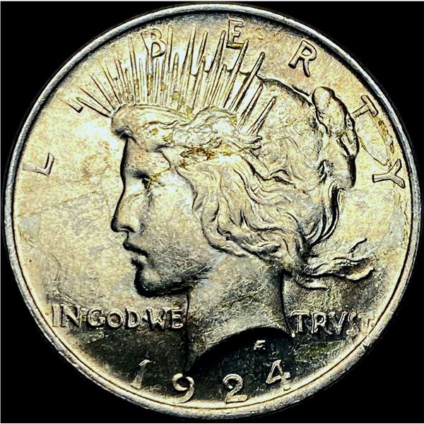 1924 Silver Peace Dollar CHOICE BU