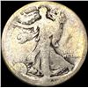 Image 1 : Walking Liberty Half Dollar date worn off. NICELY CIRCULATED
