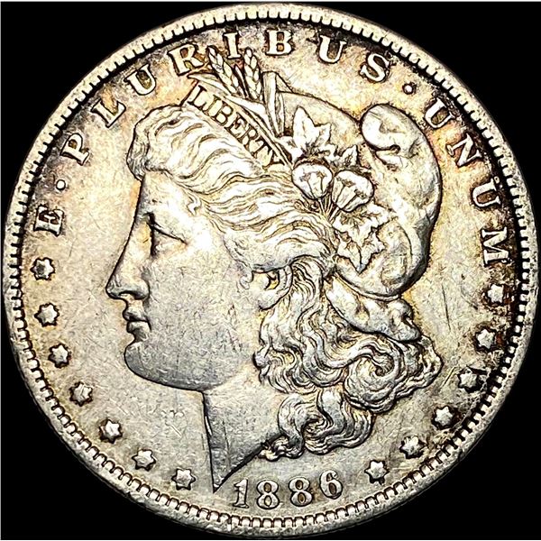 1886 Silver Morgan Dollar NEARLY UNCIRCULATED