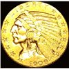 Image 1 : 1909 Indian Head Half Eagle $5 Gold CLOSELY UNCIRCULATED